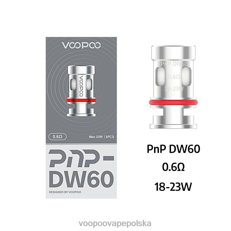 VOOPOO PNP cewki (5 szt.) pnp-dw60 R8680604 | VOOPOO Vape Mod Polska