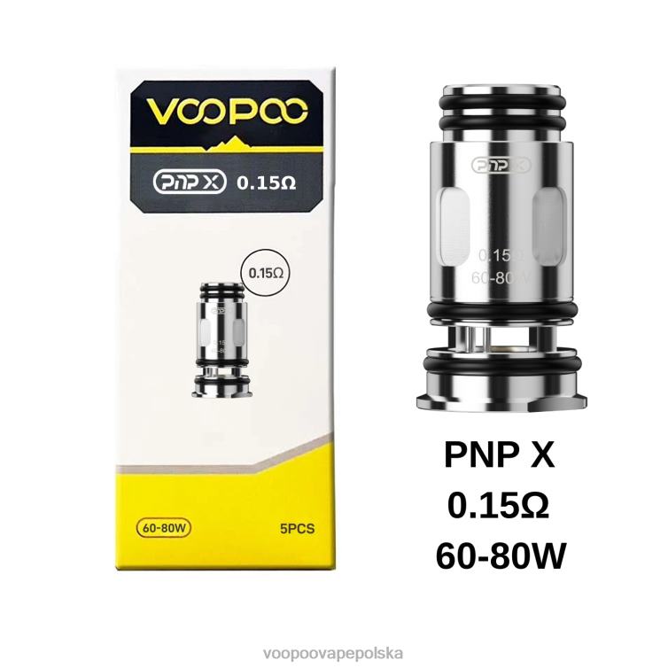 VOOPOO PNP cewki (5 szt.) pnp x 0,15 oma R8680605 | VOOPOO Vape Pen