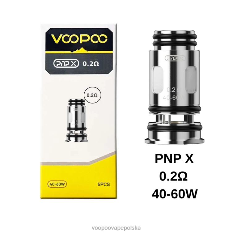 VOOPOO PNP cewki (5 szt.) pnp x 0,2 oma R8680606 | VOOPOO Vape Drag Polska