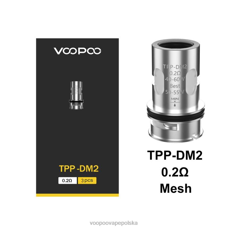 VOOPOO TPP cewki (3 szt.) tpp-dm2 R8680609 | VOOPOO Drag X Polska